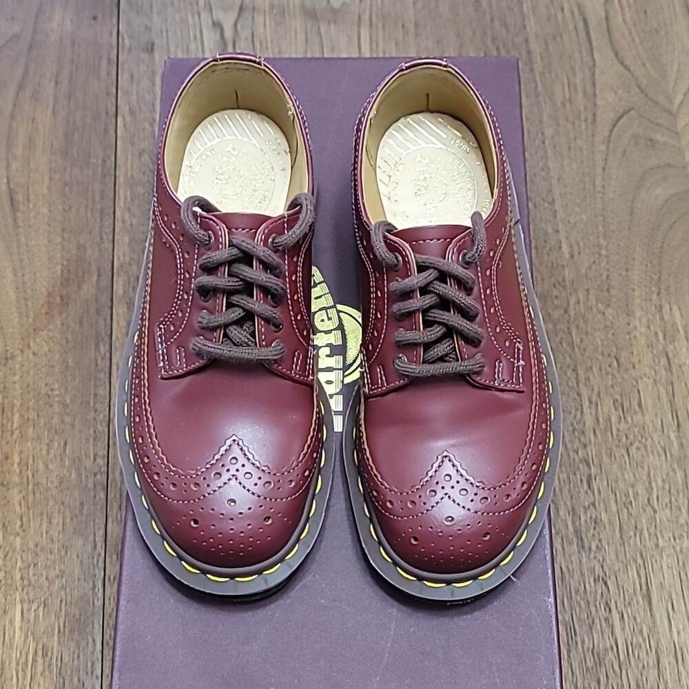 NIB Dr. Martens Vintage 3989 Oxblood Oxfords - Made in England! - Picture 3 of 10